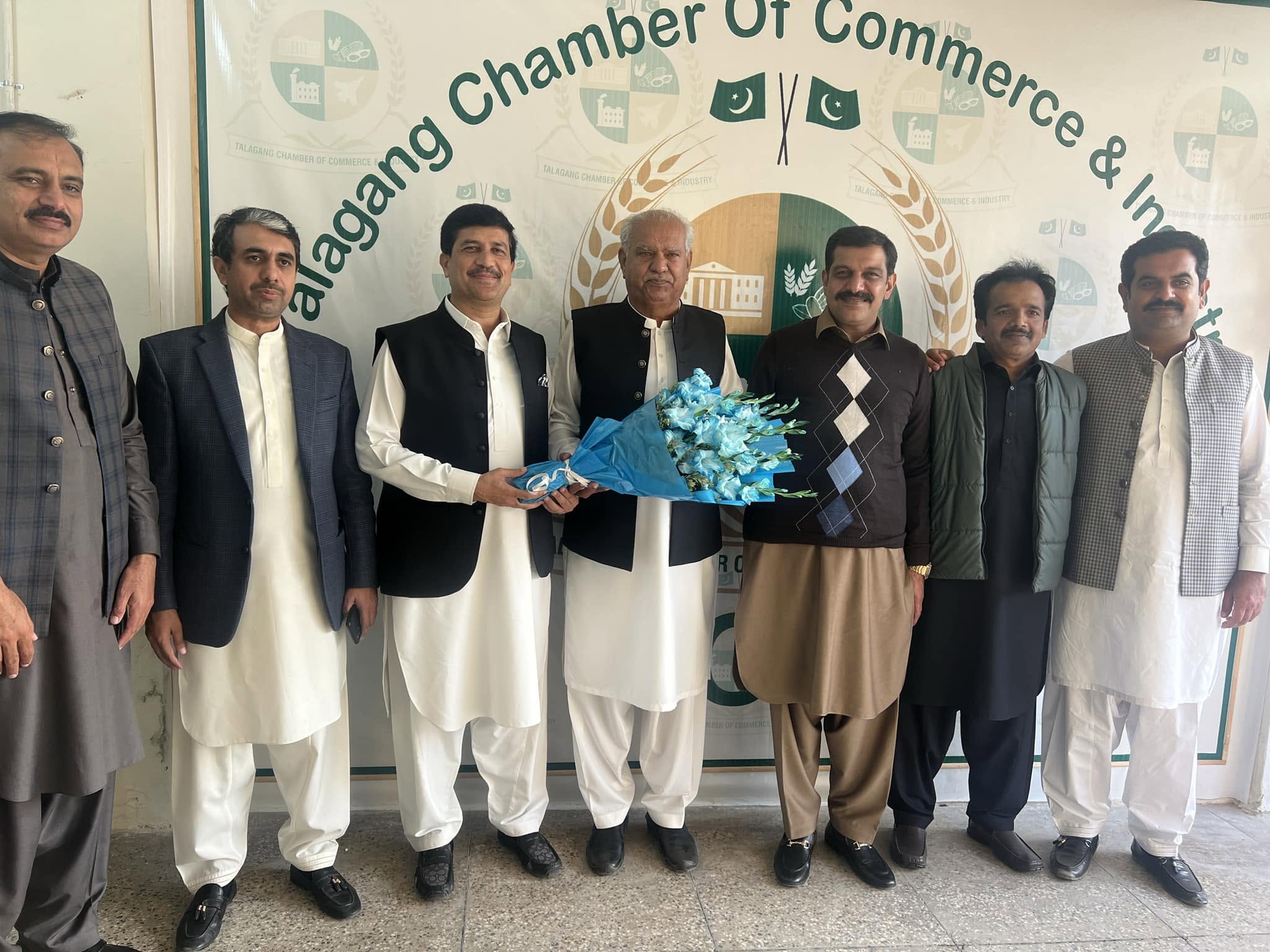 TCCI office bearers at the Chamber office